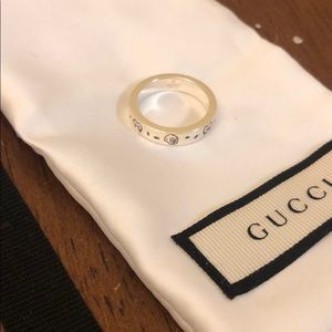 Gucci Ghost Ring with original packaging